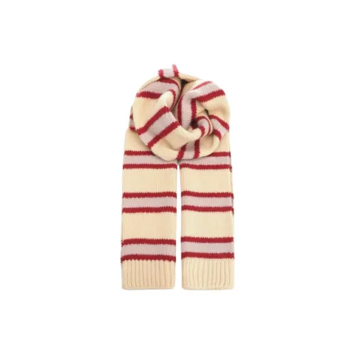 CELINE Кашемир Шерсть Шелк Вязаные Шарфы Мужской Красный