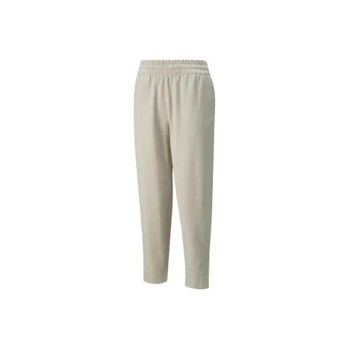 PUMA Her High Waist Брюки TR PUTTY Вязаные Тренировочные брюки Женские Светлый Умбра