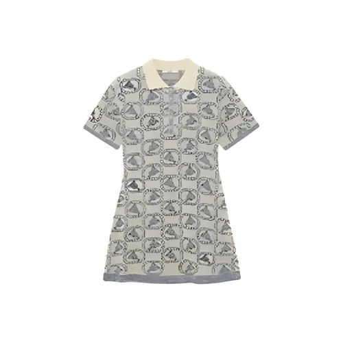 Weekly С утяжкой на талии Дизайн Anti Aging Универсальный Короткий Рукав Платье Женское Белое