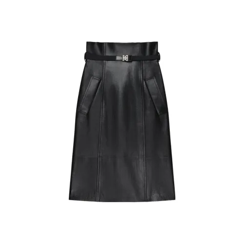 GIVENCHY SS23 Повседневный Длинный Юбка Женские Черный