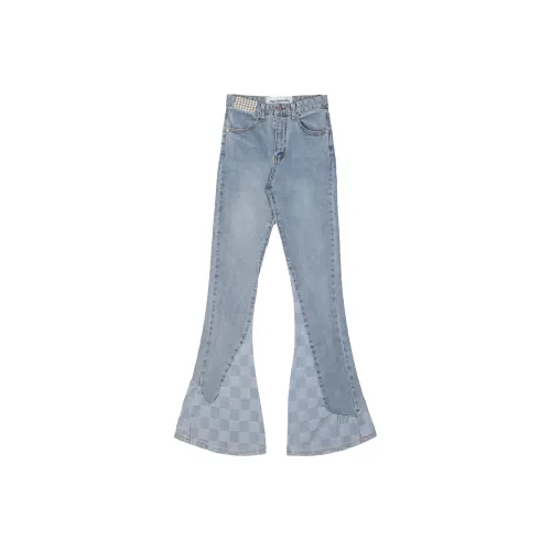 Ann Andelman Небесно-голубые Женские Джинсы