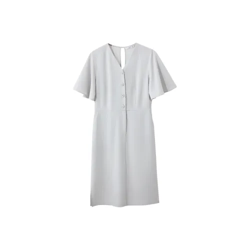 AMII Короткое платье с короткими рукавами женское