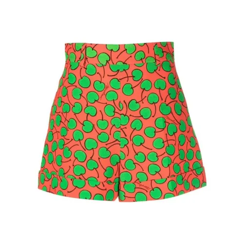 MOSCHINO Красные Женские Повседневные Шорты
