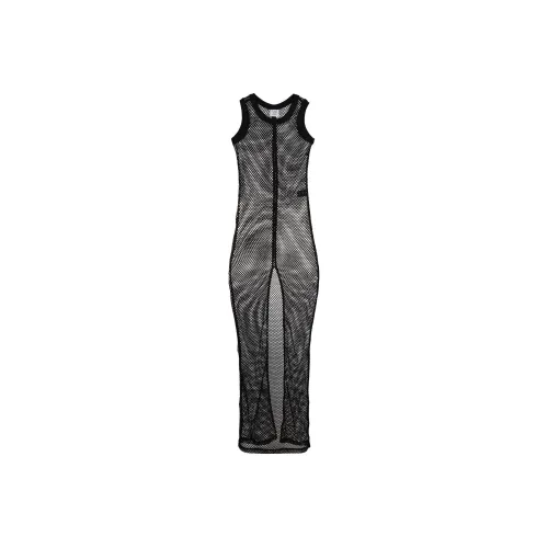 Vetements Черное женское платье без рукавов