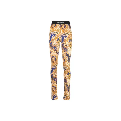 Just Cavalli Желтые Женские Леггинсы