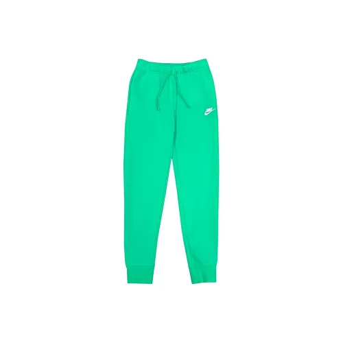 NIKE Зеленые Женские Вязаные Тренировочные Брюки
