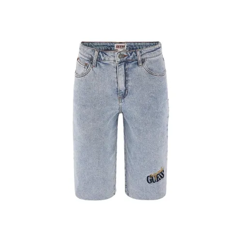 GUESS Синие Женские Повседневные Шорты