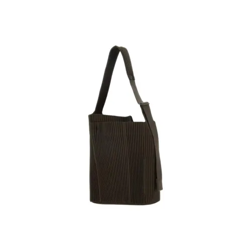 Homme Plissé Issey Miyake Полиэстер Сумка через плечо Сумка на плечо Мужская Хаки