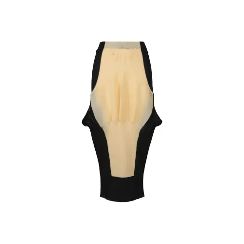 ISSEY MIYAKE SS24 KNIT Длинная Юбка Женская Черная