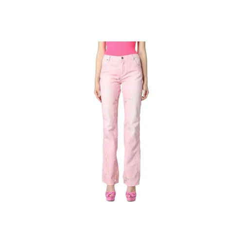Blumarine Розовые Женские Джинсы