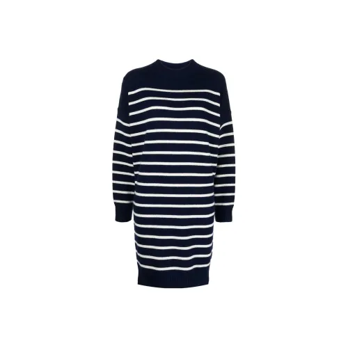 Polo Ralph Lauren Blue Женские Длинные Рукава Платья