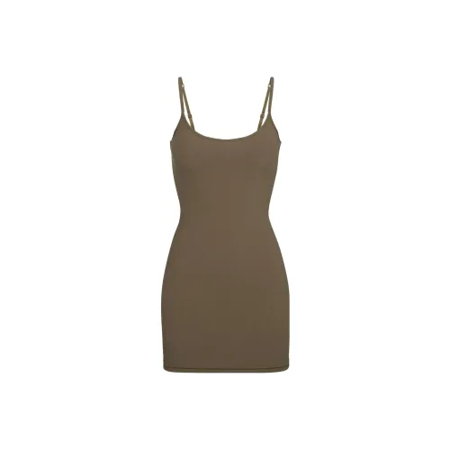Skims Армейский зеленый Армейский Женские Слиплатья