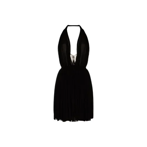 SAINT LAURENT Без рукавов Платье Женское Черное