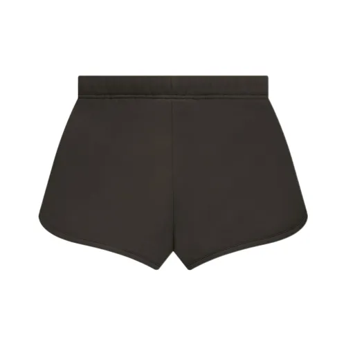 Fear of God Essentials Серый черный Женские Повседневные шорты