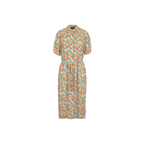 A.P.C SS22 Рубашка-платье Многоцветная