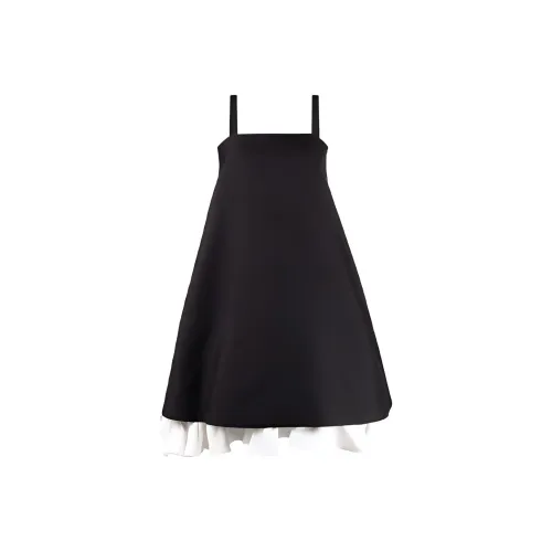 JIL SANDER Черные Женские Платья без рукавов