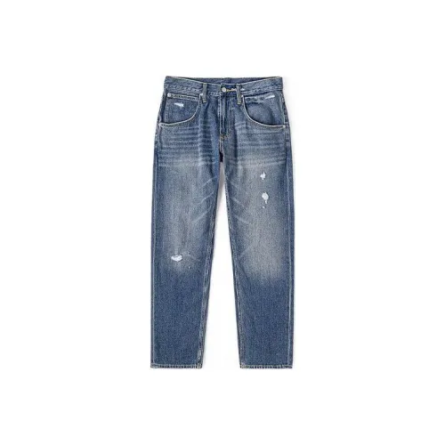 Lee совместный бренд модель Джинсы Женские Средний Светло-Синий