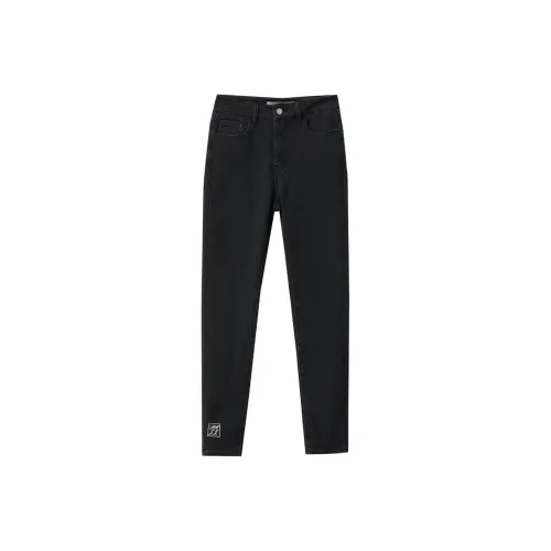 AMII Черные Женские Джинсы