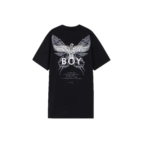 Boy London SS21 Короткий рукав Платье Женское Черное