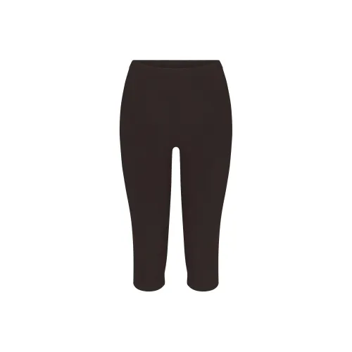 SKIMS Мягкий Lounge Capri Повседневные брюки Женские Onyx Onyx