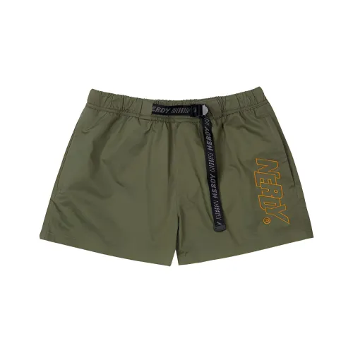 NERDY облегающие шорты женские хаки зеленый