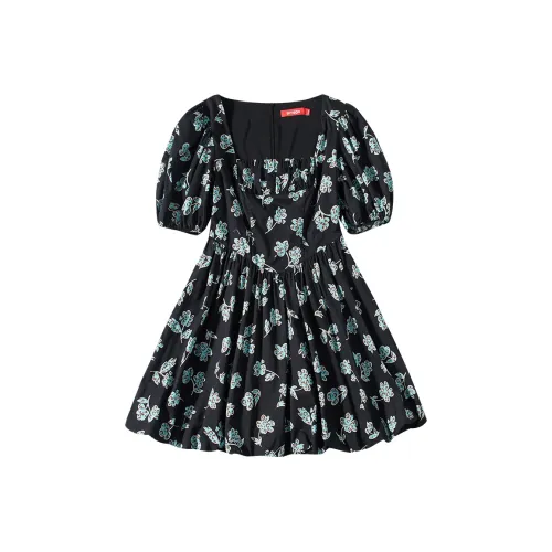 EPTISON WOMAN Женские Короткие Платья с Рукавами