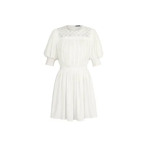 LOUIS VUITTON FW21 Короткий рукав Платье Женское Белое