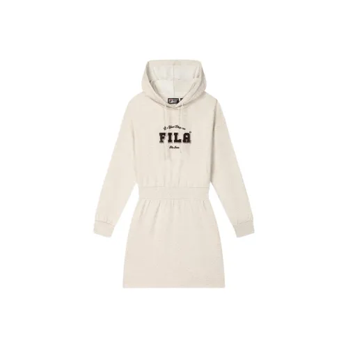 FILA Сыры Вересковый серый Женские Длинные Рукава Платья