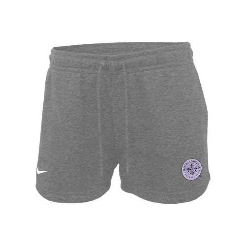 NIKE Светло-серые Женские Повседневные Шорты
