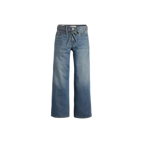 Levi's Linen+Denim Collection Джинсы Женские Темно-синий