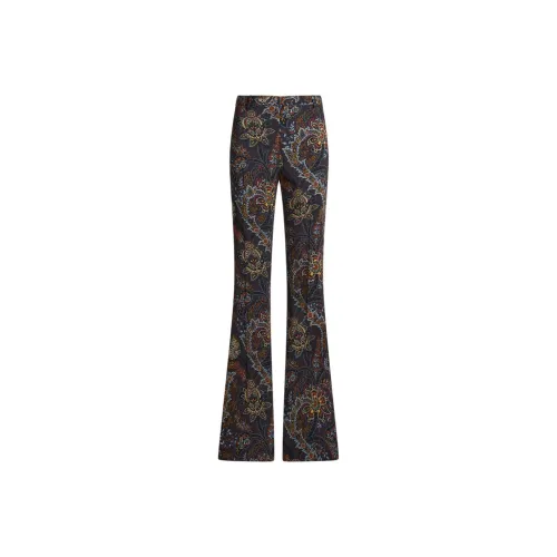 ETRO Черные Женские Повседневные Брюки