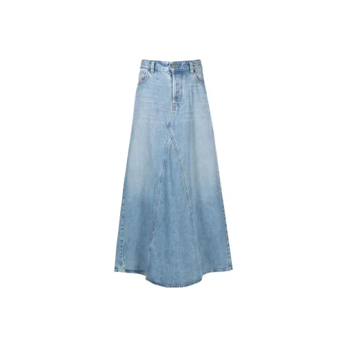 DIESEL FW23 Denim Long Skirt Women's Blue DIESEL FW23 Деним Длинная Юбка Женская Синяя