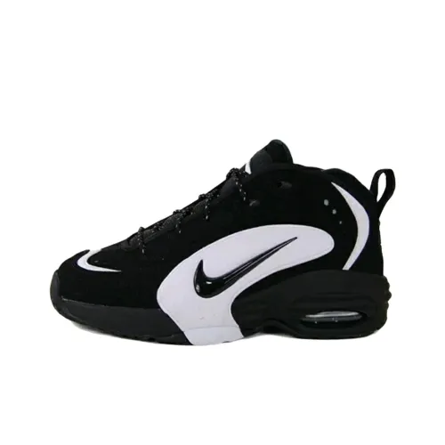 Nike Air WAY UP Амортизация Износостойкий MID Топ Баскетбольные кроссовки Мужской Черный