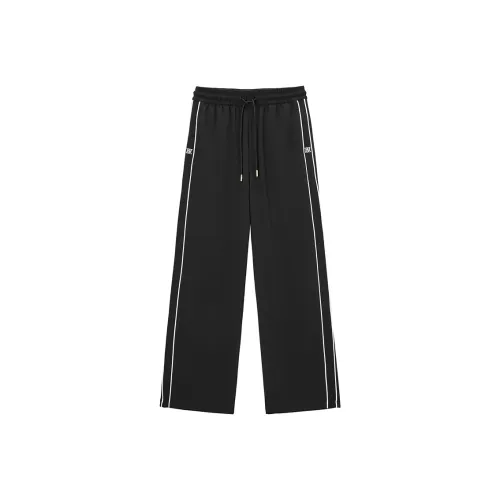 PEACEBIRD Черные Женские Повседневные Брюки