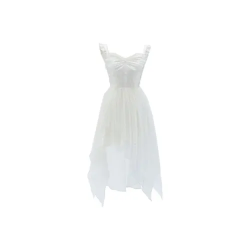 SNBL Атмосфера Топ на бретелях Длинный Юбка Женская Белая