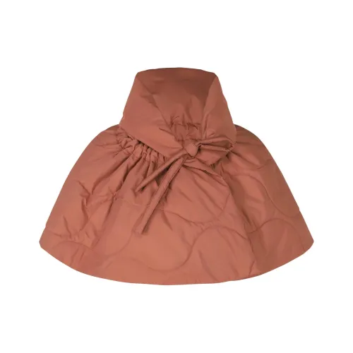 PLEATS PLEASE ISSEY MIYAKE Хлопковый пуховик женский коричневый