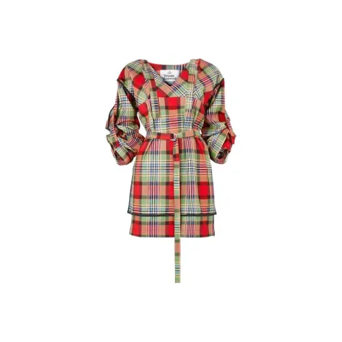 Vivienne Westwood Red Женские Длинные Рукава Платья