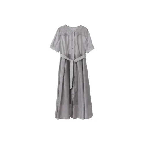 AMII Короткое платье с короткими рукавами женское