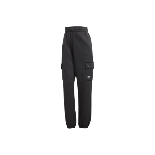 Adidas Originals Essential Essentials Fleece CARGO JOGGER Joggers Вязаные Тренировочные брюки Женские Черный