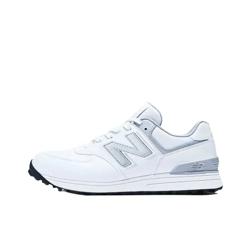 New Balance NB 574 V3 Low Топ Обувь для гольфа Унисекс Белый 2E Ширина