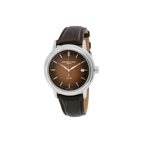 Raymond Weil Автоматический Механический Механизм Мужские Часы 39 мм Коричневый