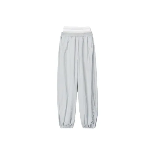 alexander wang Серые Женские Вязаные Спортивные Брюки
