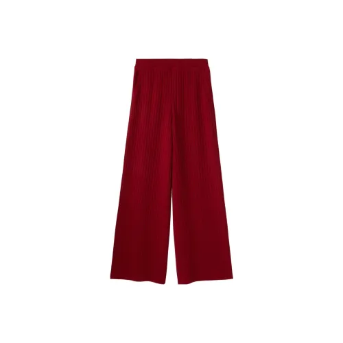 Loro Piana Женские повседневные брюки красного цвета