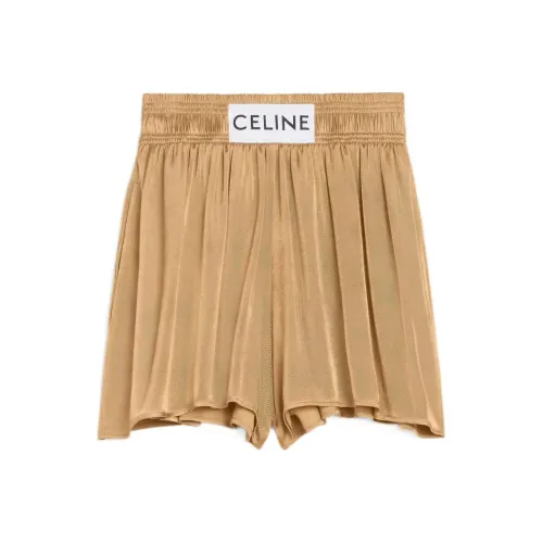 CELINE SS22 Шорты Женские Золотые