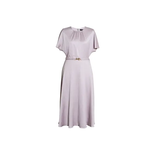 ROEYSHOUSE Короткое платье с короткими рукавами женское светло-фиолетовое