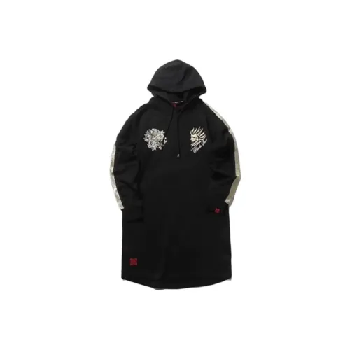 ONIARAI Длинное платье с длинными рукавами женское черное