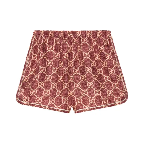 GUCCI Повседневные шорты Женские Red