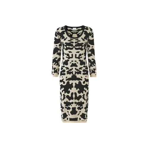 Burberry Длинное платье с длинными рукавами женское