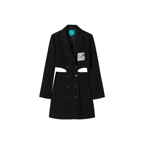 I'M ONE x MOGUIMAO A Линия Юбка MID Длина Платье