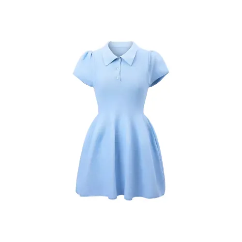 AVENEMENT Короткое платье с короткими рукавами женское